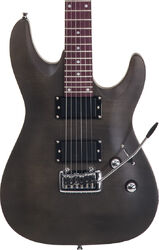 E-gitarre in str-form Eastone METDC - Black satin