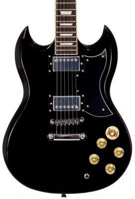 Solidbody e-gitarre Eastone SDC70 - Black