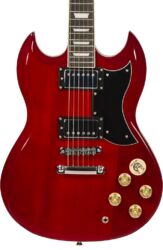 Double cut e-gitarre Eastone SDC70 - Red