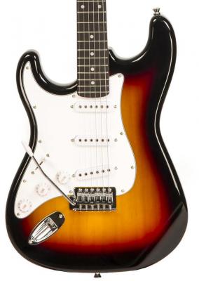 Solidbody e-gitarre Eastone STR70T 3TS Linkshänder (PUR) - Sunburst