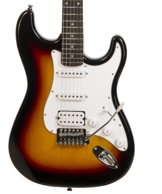 Solidbody e-gitarre Eastone STR80T 3TS (PUR) - Sunburst