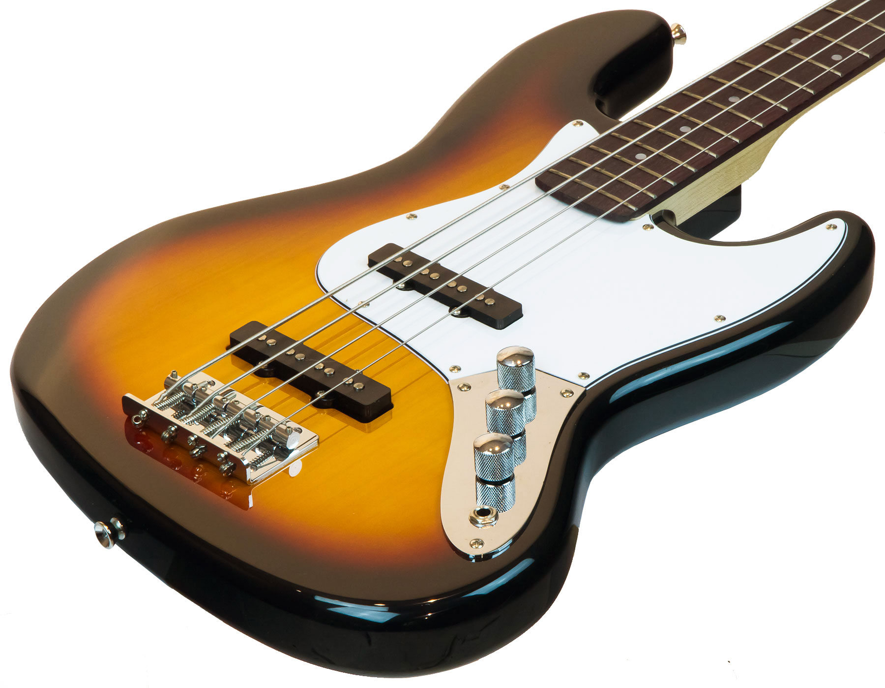 Eastone Jab +laney Lx15b +cable +housse +courroie - 3 Tone Sunburst - E-Bass Set - Variation 2
