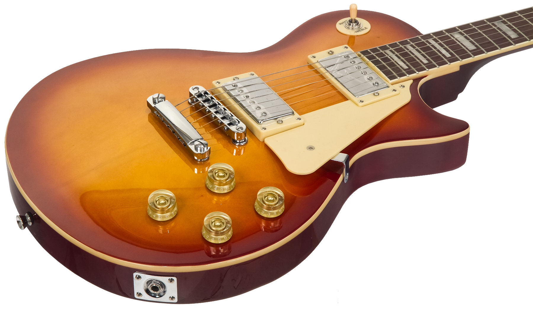 Eastone Lp100 Cs +marshall Mg10 10w +cable +mediators +housse + Mg10g Gold Combo 10 W - Cherry Sunburst - E-Gitarre Set - Variation 1