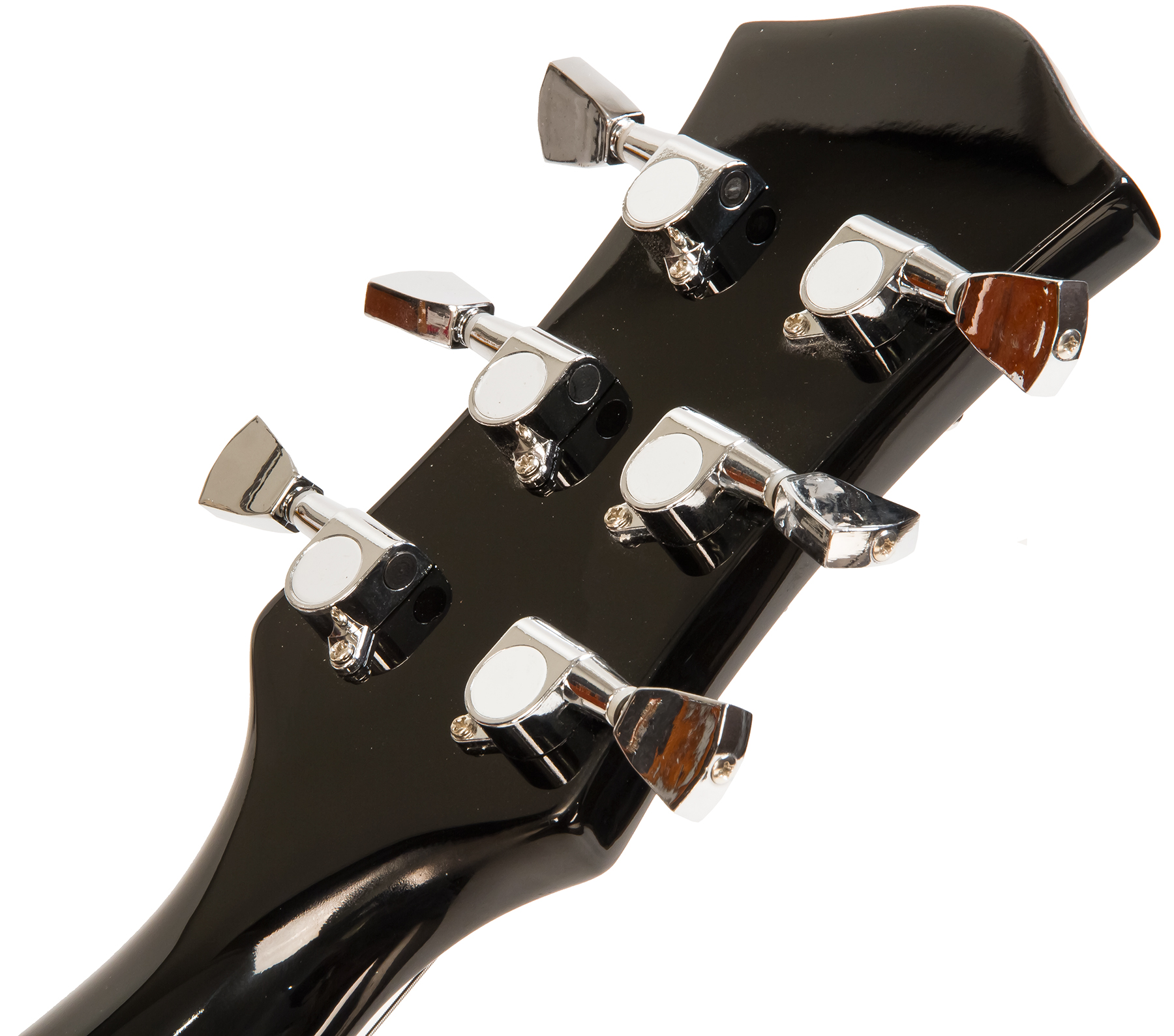 Eastone Lp100 +fender Frontman 20g +cable +clip-on Tuner +mediators +housse +courroie - Black - E-Gitarre Set - Variation 3