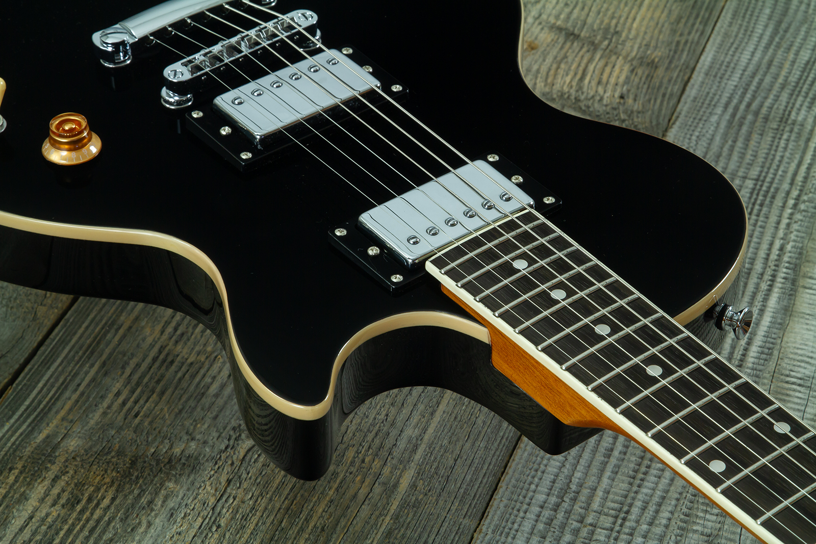 Eastone Lp70-blk 2h Ht Rw - Black - Single-Cut-E-Gitarre - Variation 4