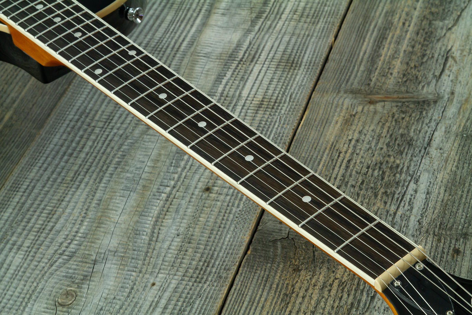 Eastone Lp70-blk 2h Ht Rw - Black - Single-Cut-E-Gitarre - Variation 5