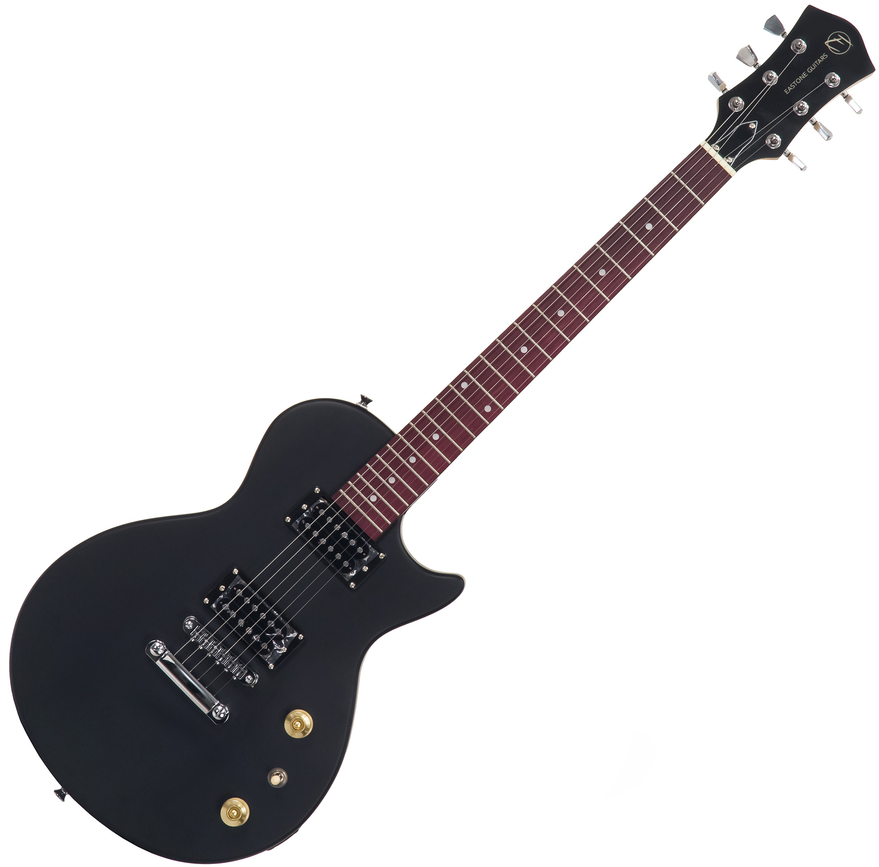 Eastone Lpl70 +marshall Mg10g +cable +housse +courroie +mediators - Black Satin - E-Gitarre Set - Variation 1