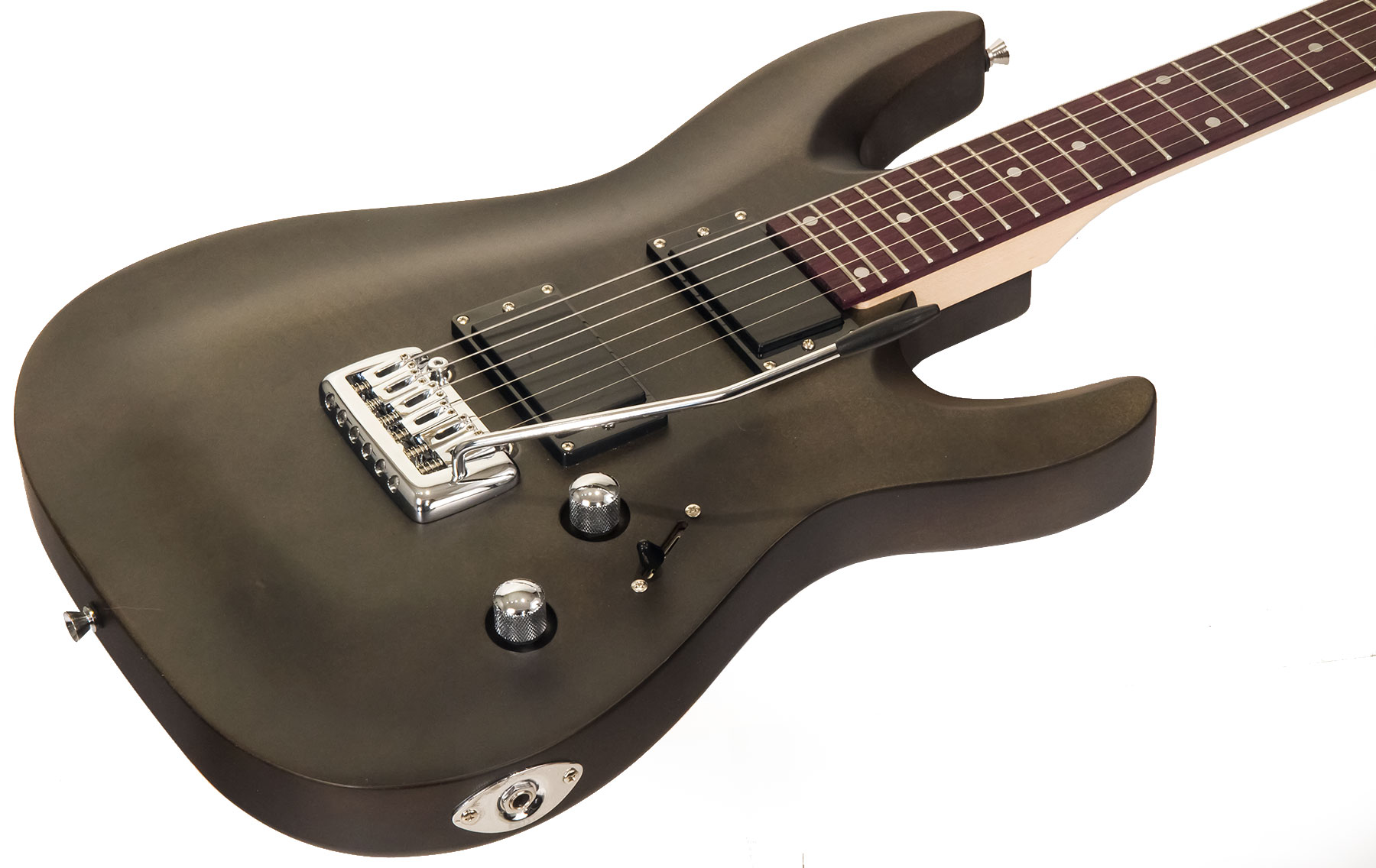 Eastone Metdc +marshall Mg10 +courroie +housse +cable +mediators - Black Satin - E-Gitarre Set - Variation 1