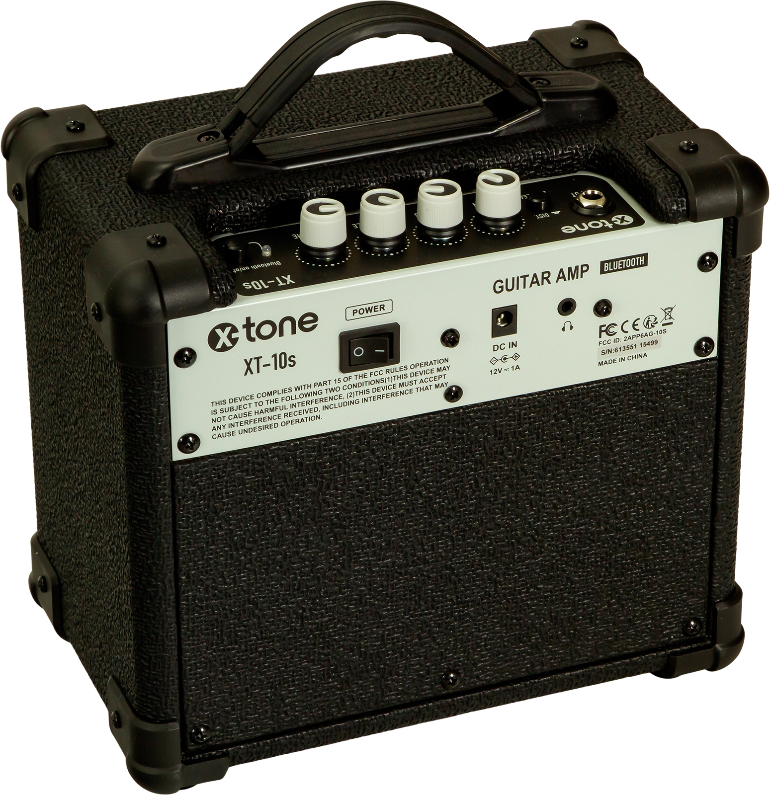 Eastone Pack St150r-blk-rw + X-tone Xt10s Combo - Black - E-Gitarre Set - Variation 8