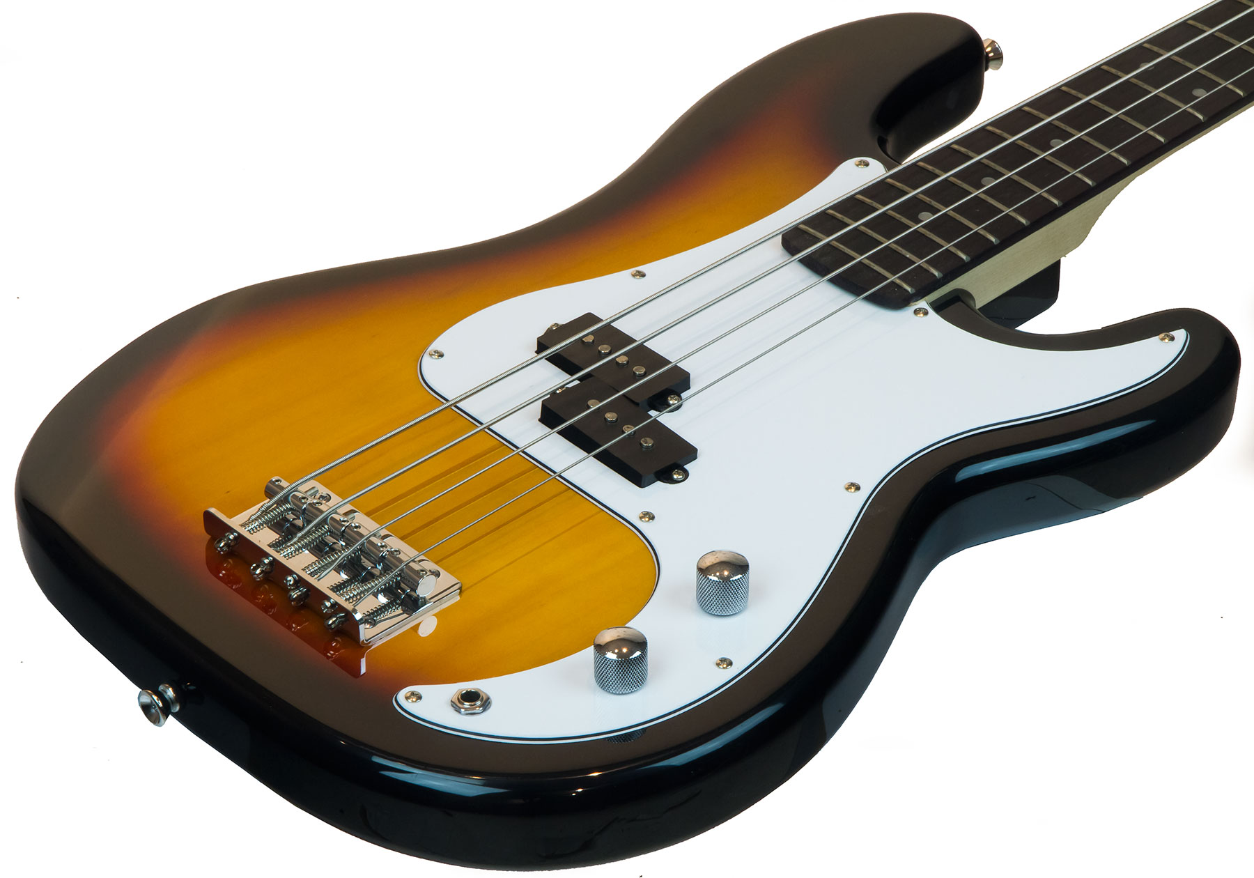 Eastone Prb +laney Lx15b +cable +housse +courroie - 3 Tone Sunburst - E-Bass Set - Variation 1