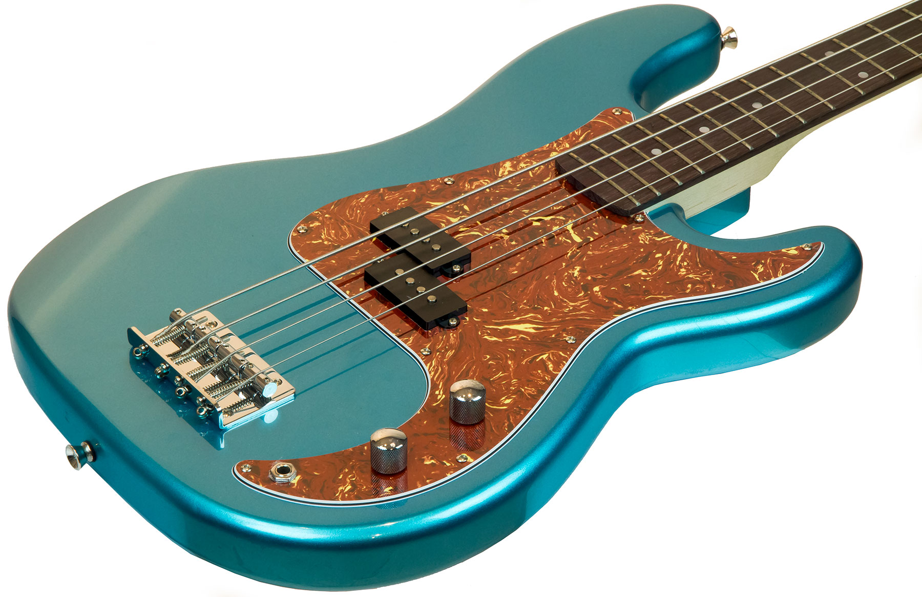Eastone Prb Pur - Metallic Light Blue - Solidbody E-bass - Variation 1