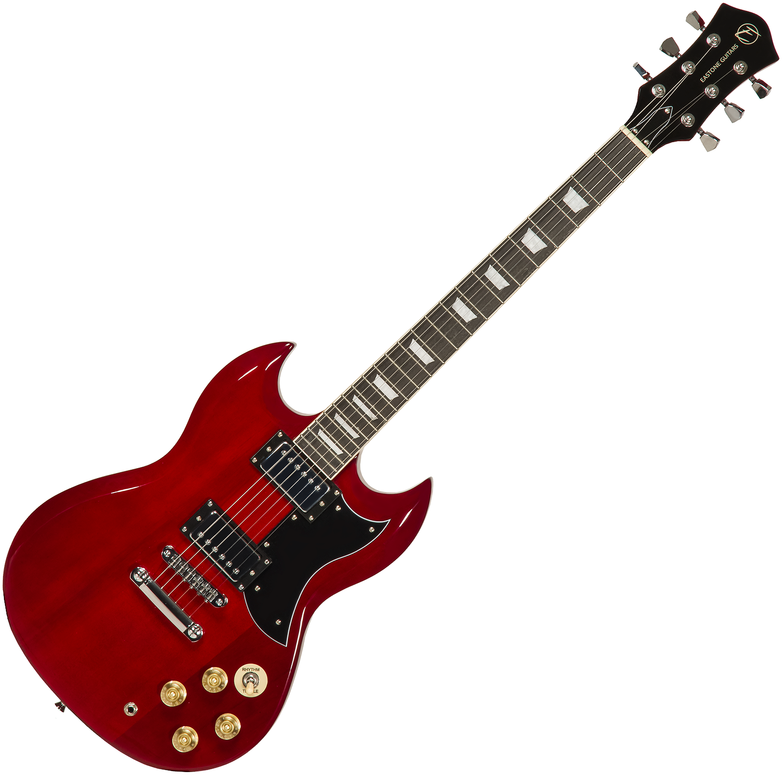Eastone Sdc70 +fender Frontman 20g +cable +clip-on Tuner +mediators +housse +courroie - Red - E-Gitarre Set - Variation 1