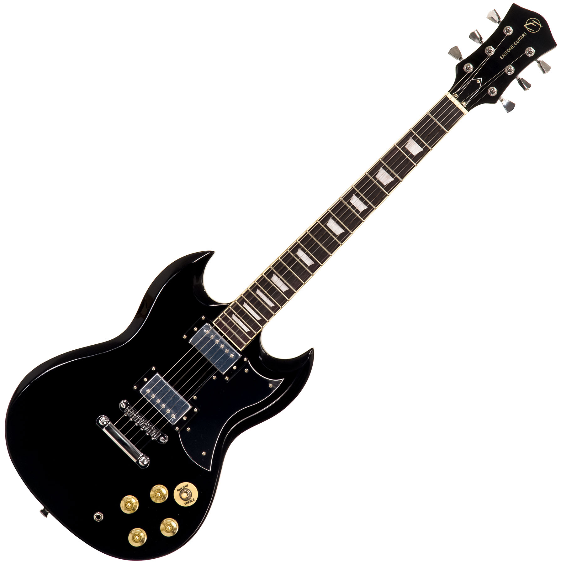 Eastone Sdc70 +fender Frontman 20g +cable +clip-on Tuner +mediators +housse +courroie - Black - E-Gitarre Set - Variation 1
