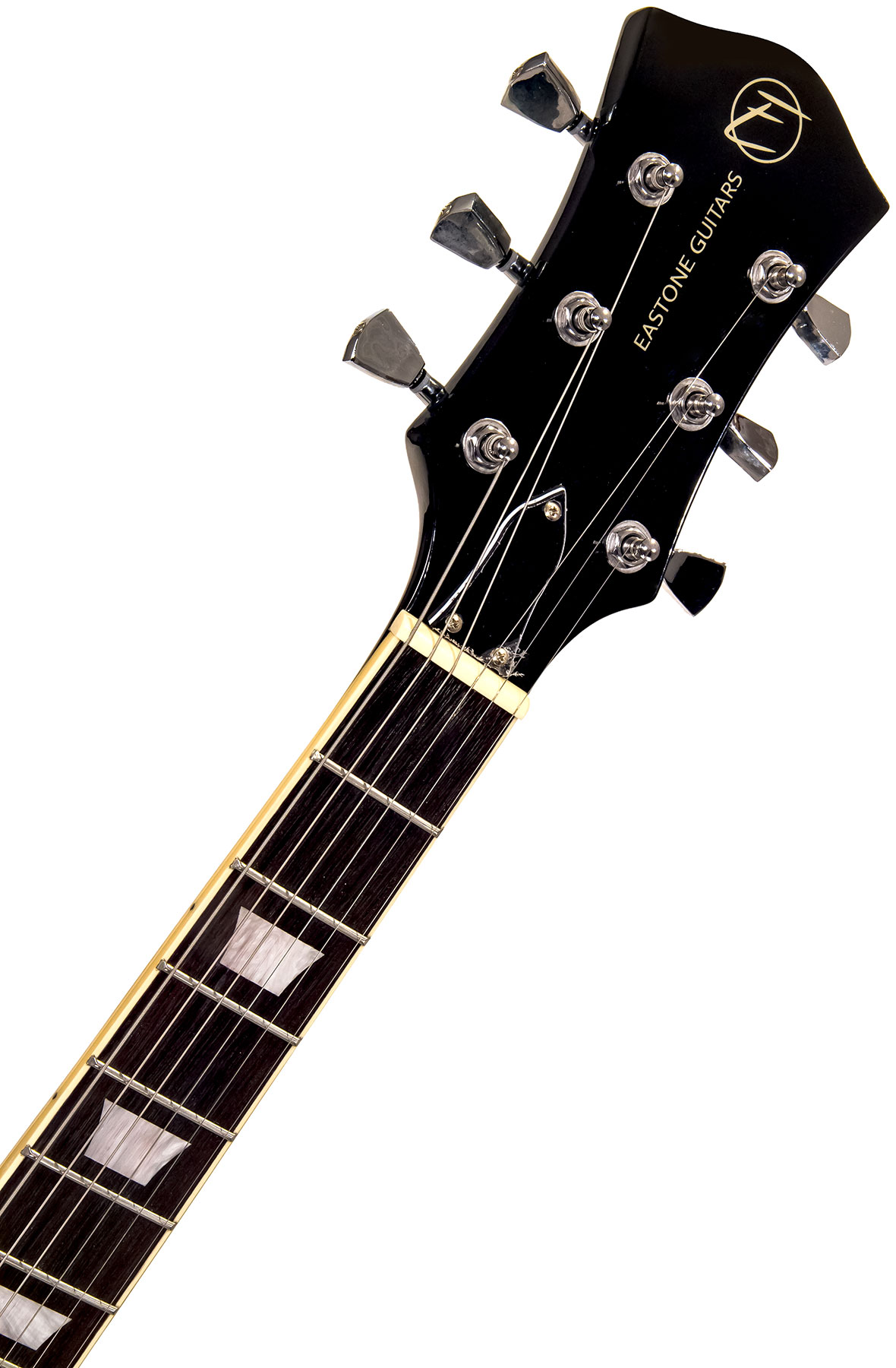 Eastone Sdc70 Hh Ht Pur - Black - Retro-Rock-E-Gitarre - Variation 4