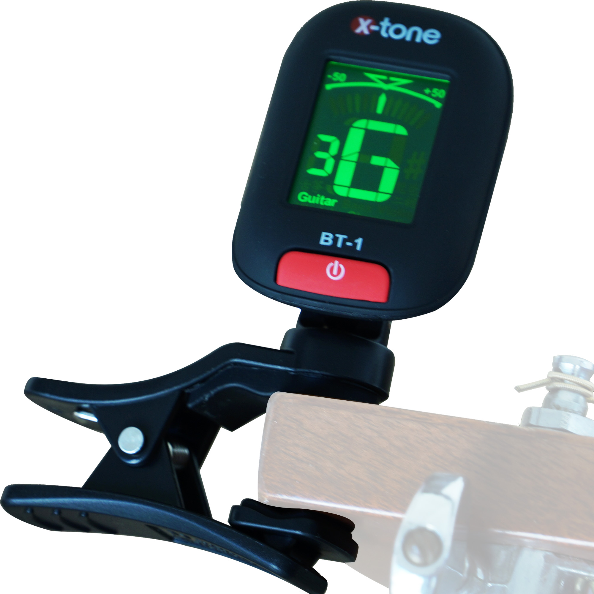 Eastone St150r-blk-rw + X-tone Xt10s Combo +cable +mediators +clip-on Tuner +housse - Black - E-Gitarre Set - Variation 13