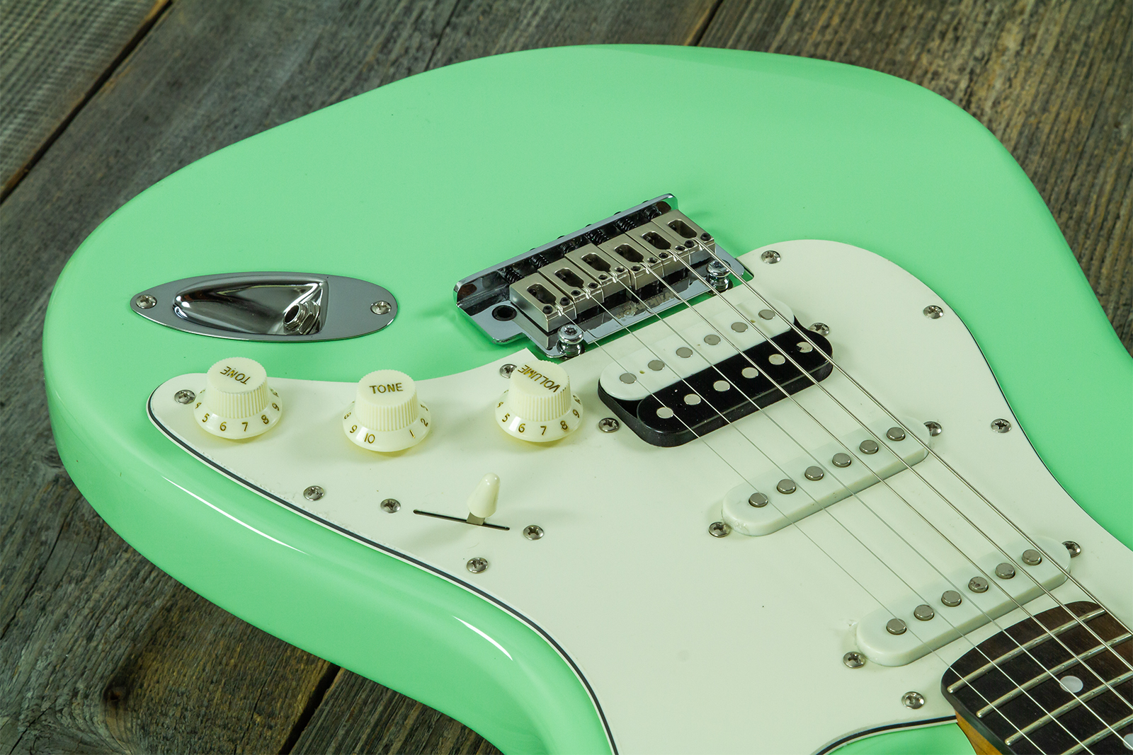 Eastone St150r-lg-rw Hss Trem Rw - Light Green - E-Gitarre in Str-Form - Variation 4