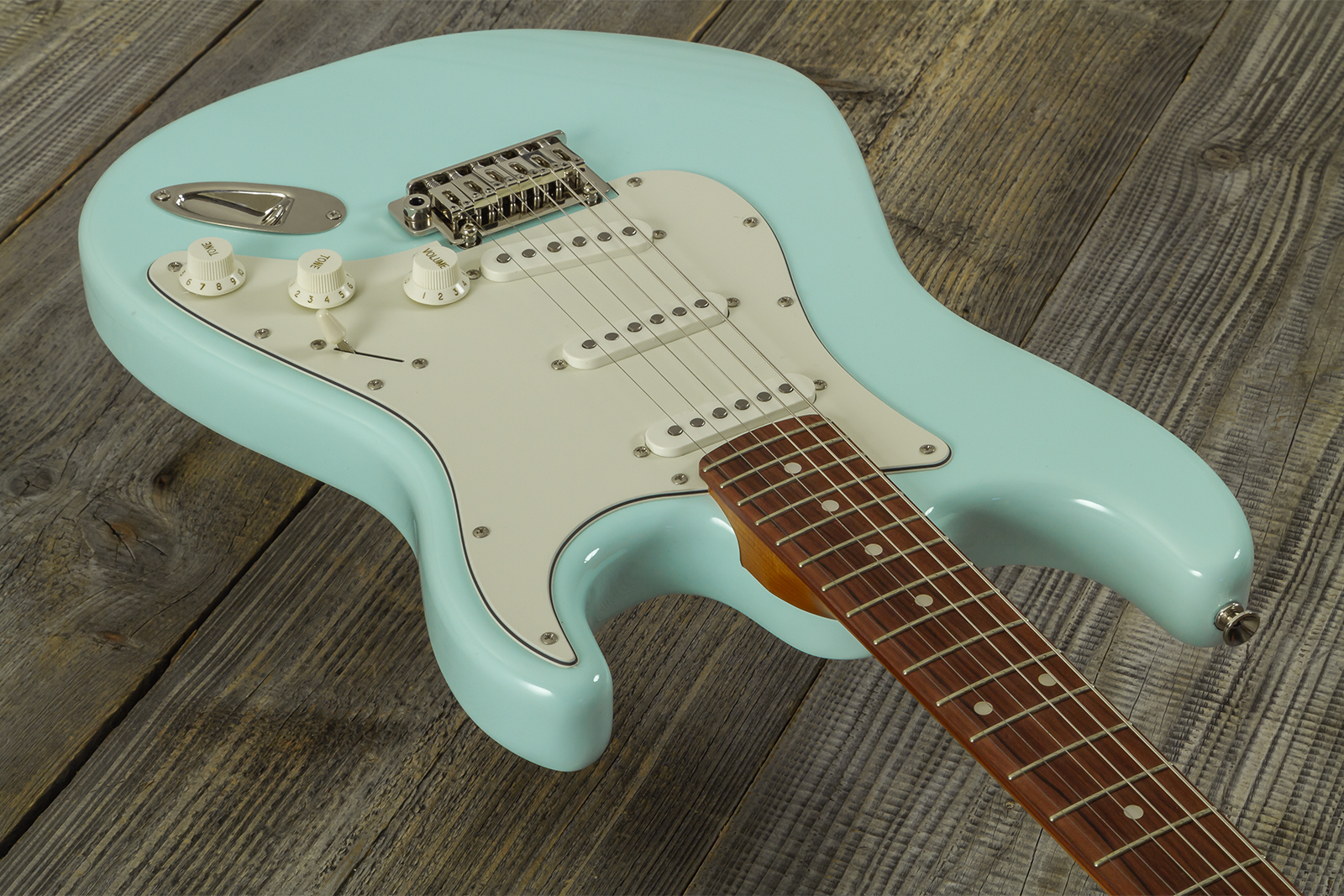 Eastone St500r-lb-rw 3s Trem Rw - Light Blue - E-Gitarre in Str-Form - Variation 2