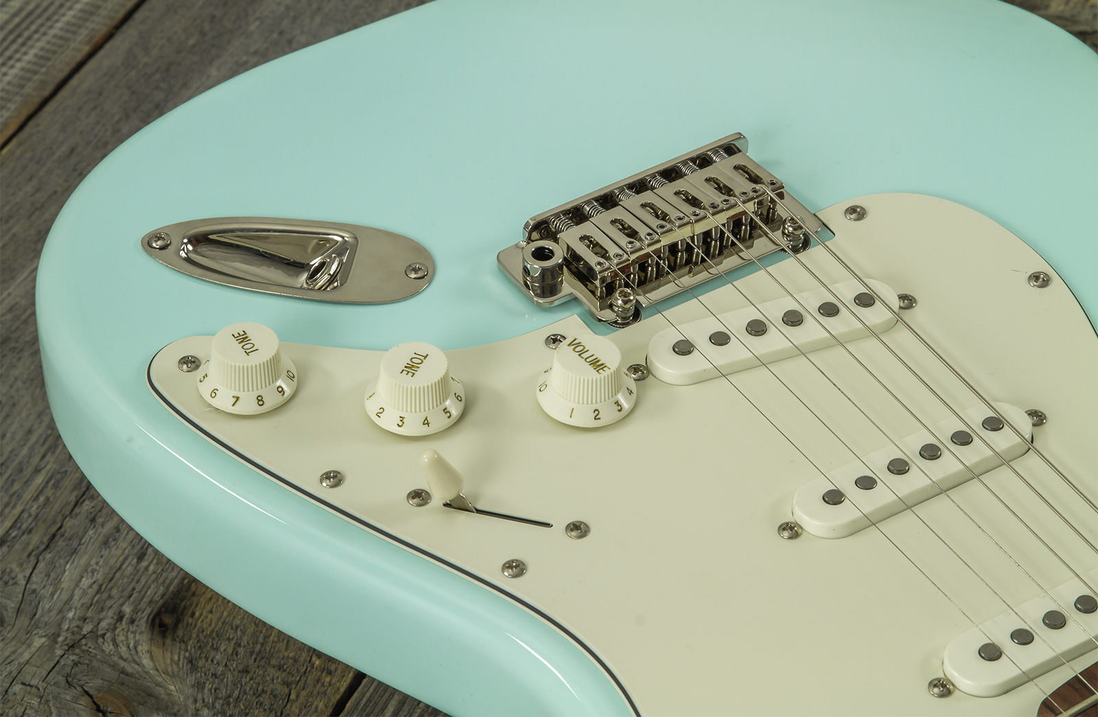Eastone St500r-lb-rw 3s Trem Rw - Light Blue - E-Gitarre in Str-Form - Variation 3