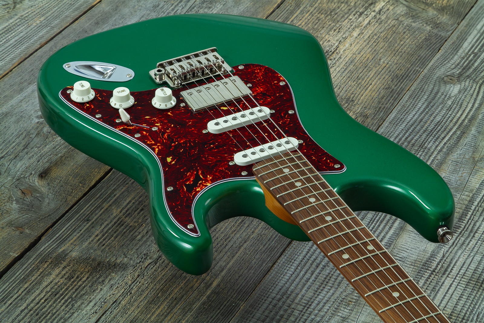 Eastone St550r-dmg Hss Trem Rw - Dark Metal Green - E-Gitarre in Str-Form - Variation 2