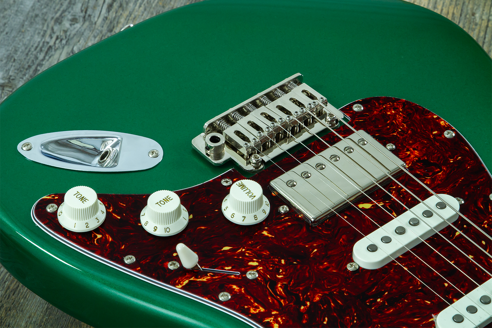 Eastone St550r-dmg Hss Trem Rw - Dark Metal Green - E-Gitarre in Str-Form - Variation 3