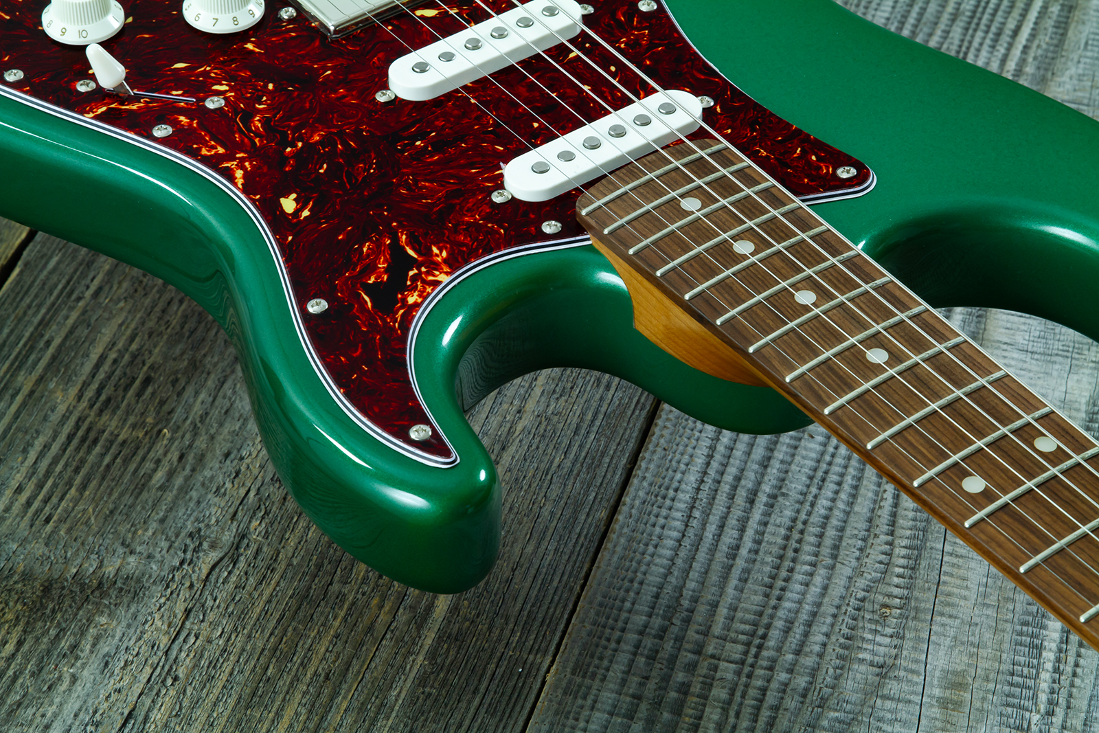 Eastone St550r-dmg Hss Trem Rw - Dark Metal Green - E-Gitarre in Str-Form - Variation 5