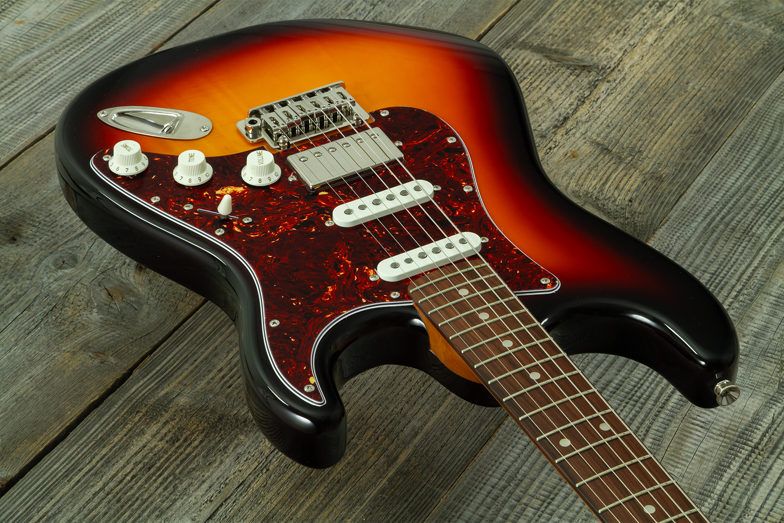 Eastone St550r-fs2t-rw Hss Trem Rw - 2-tone Burst - E-Gitarre in Str-Form - Variation 2