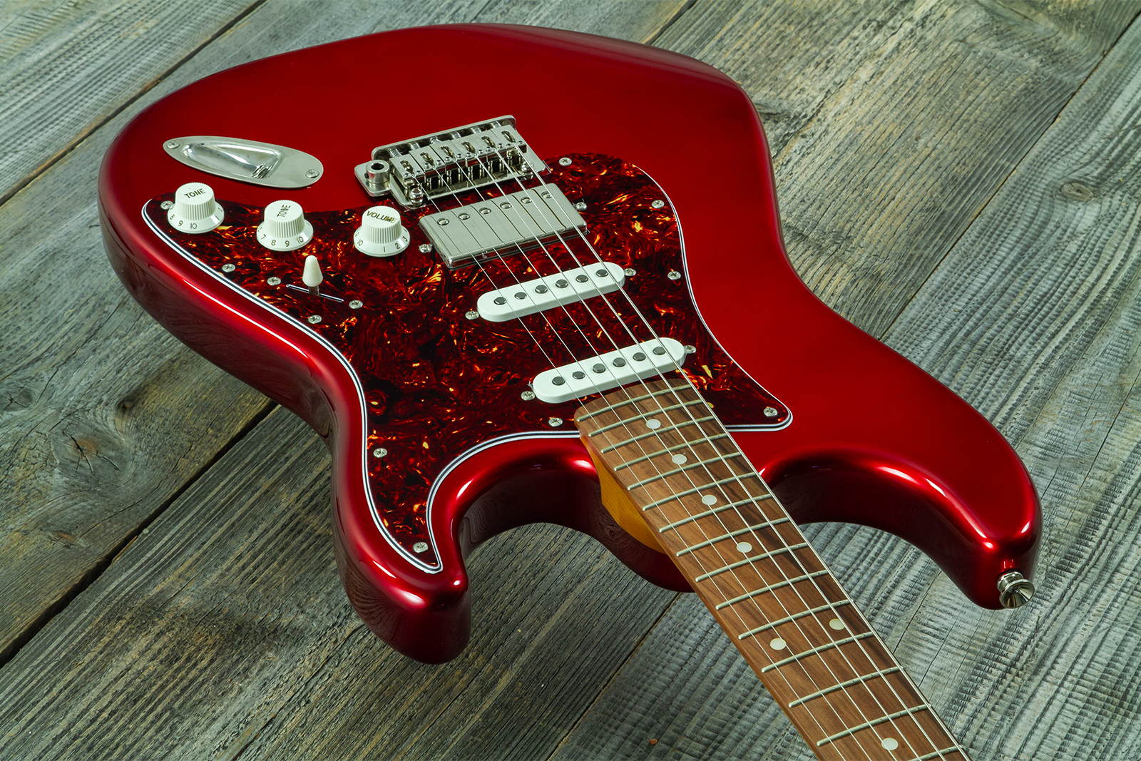 Eastone St550r-mr Hss Trem Rw - Metal Red - E-Gitarre in Str-Form - Variation 2