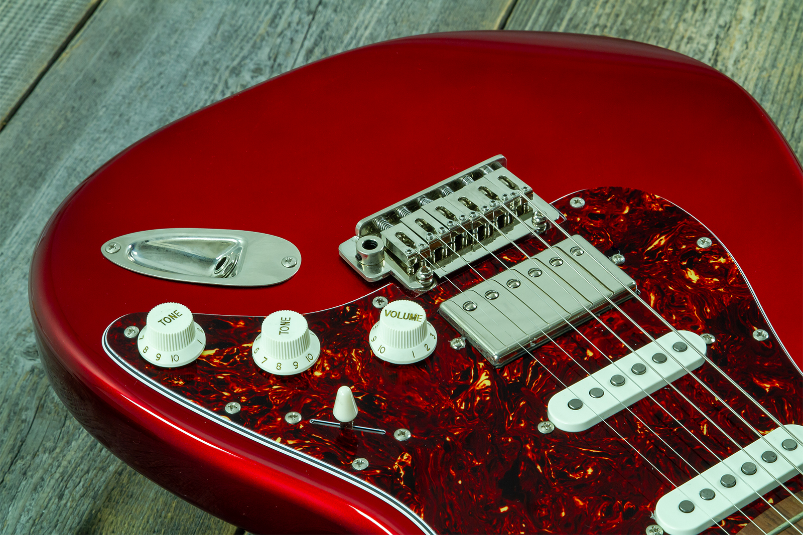 Eastone St550r-mr Hss Trem Rw - Metal Red - E-Gitarre in Str-Form - Variation 3
