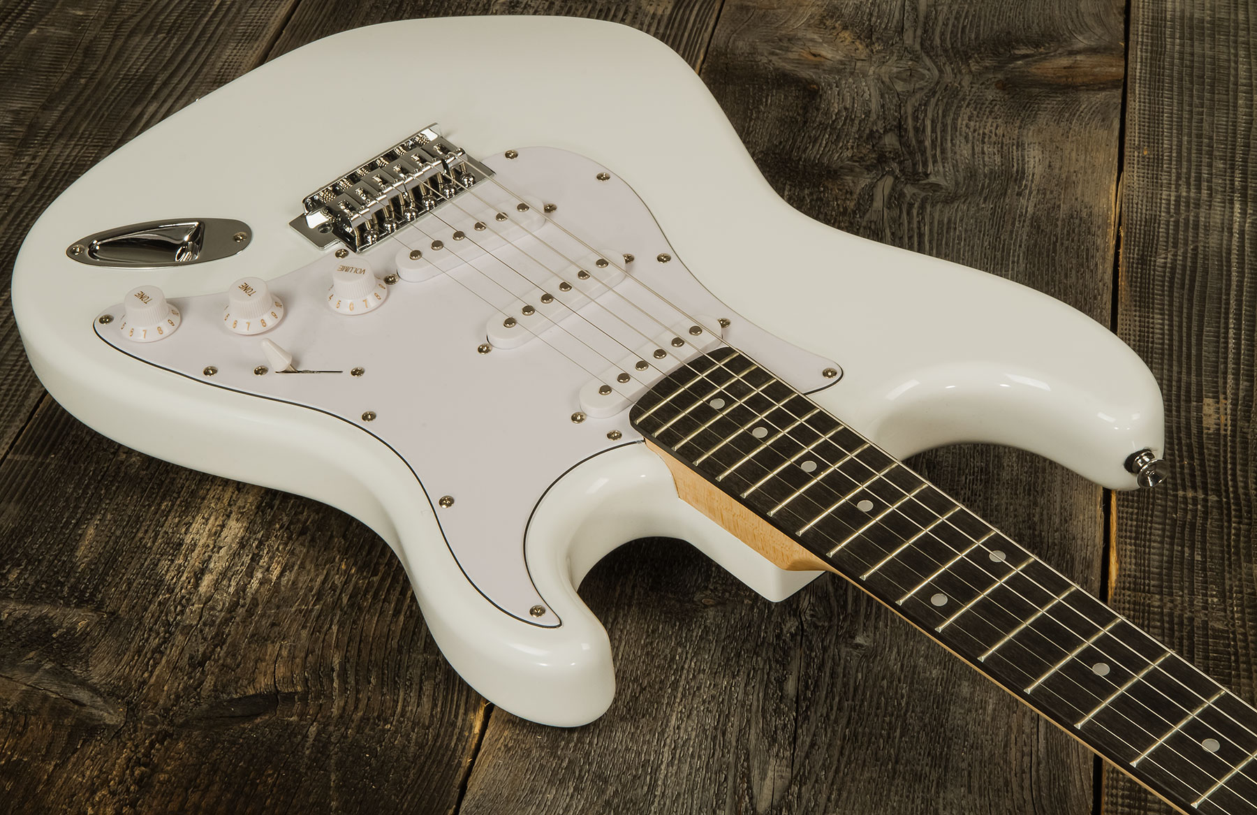 Eastone Str70 3s Trem Pur - Olympic White - E-Gitarre in Str-Form - Variation 1