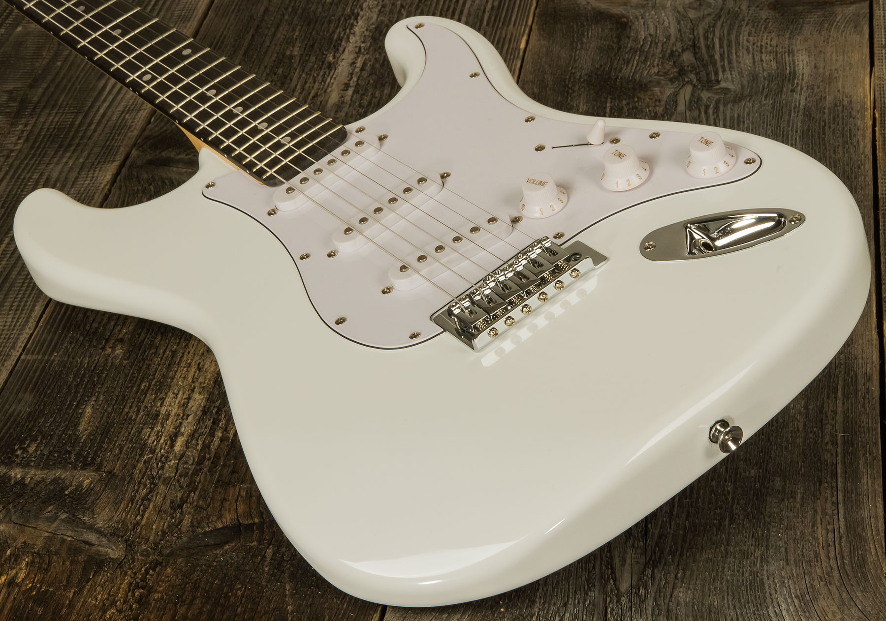 Eastone Str70 3s Trem Pur - Olympic White - E-Gitarre in Str-Form - Variation 2