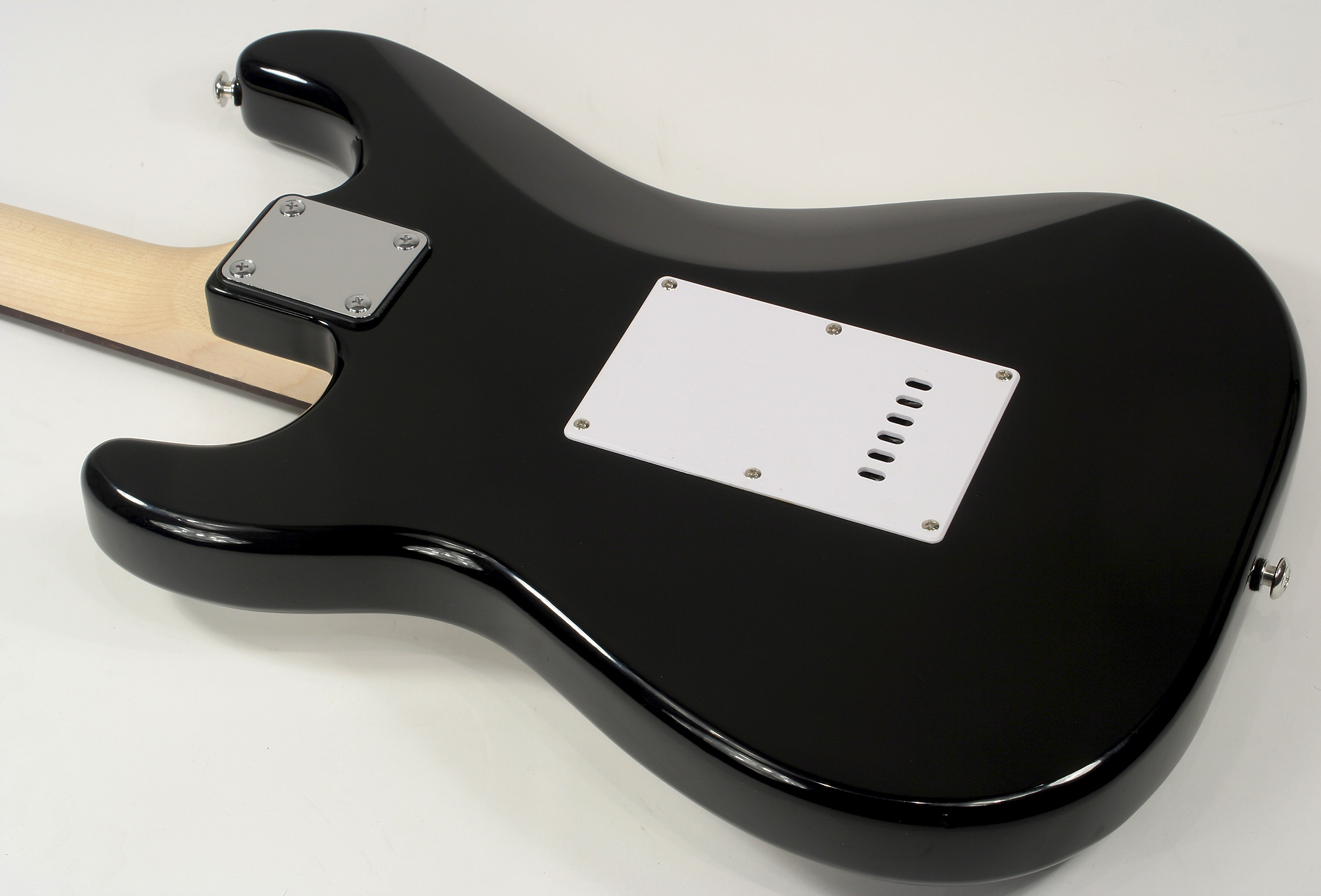 Eastone Str70-blk 3s Pur - Black - E-Gitarre in Str-Form - Variation 4