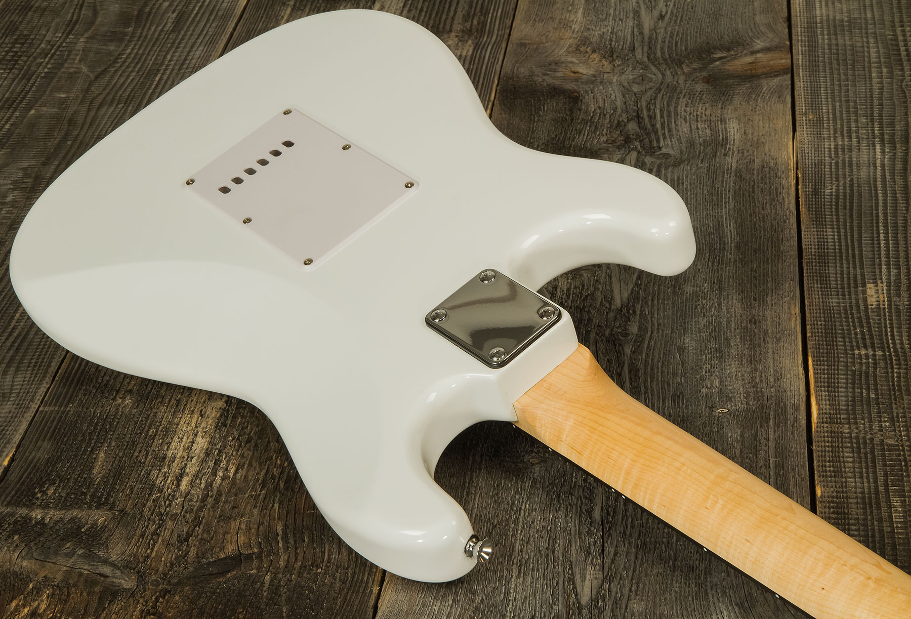 Eastone Str70 +fender Frontman 20g +cable +clip-on Tuner +mediators +housse +courroie - Olympic White - E-Gitarre Set - Variation 3