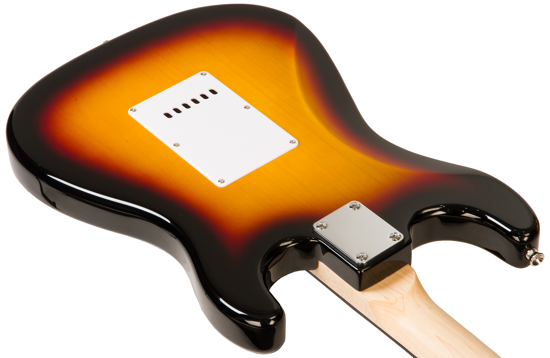 Eastone Str70 Lh Gaucher +fender Frontman 20g +cable +clip-on Tuner +mediators +housse +courroie - 3 Tone Sunburst - E-Gitarre Set - Variation 2