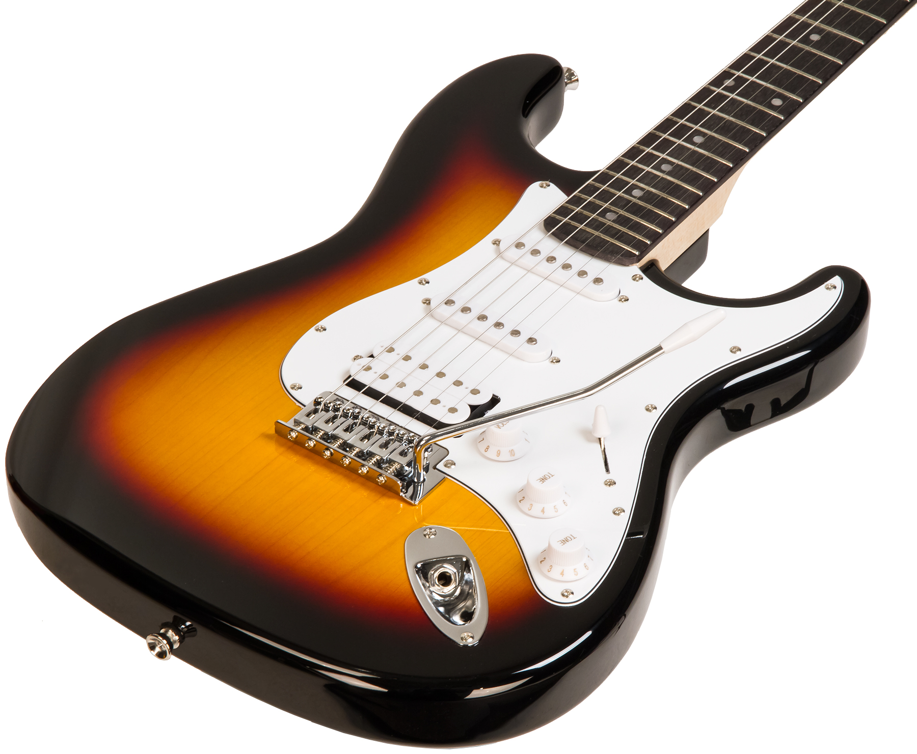 Eastone Str80t 3ts Hss Trem Pur - Sunburst - E-Gitarre in Str-Form - Variation 1