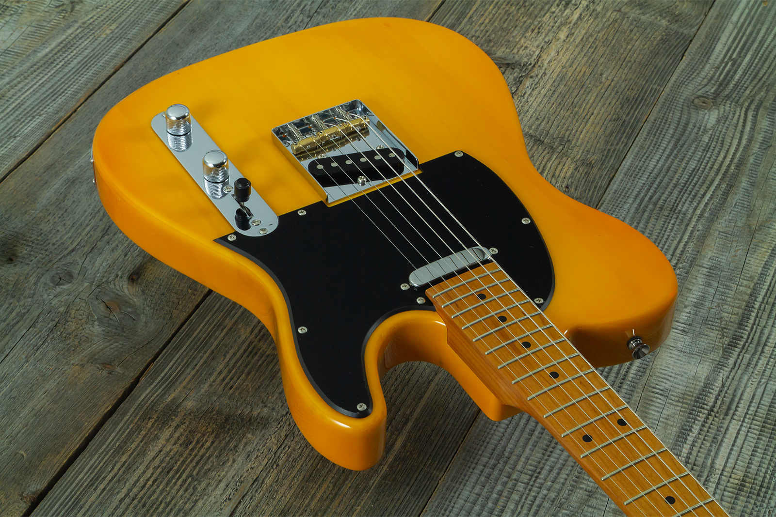 Eastone Tl100r-bts-mn 2s Ht Mn - Butterscotch - E-Gitarre in Teleform - Variation 2