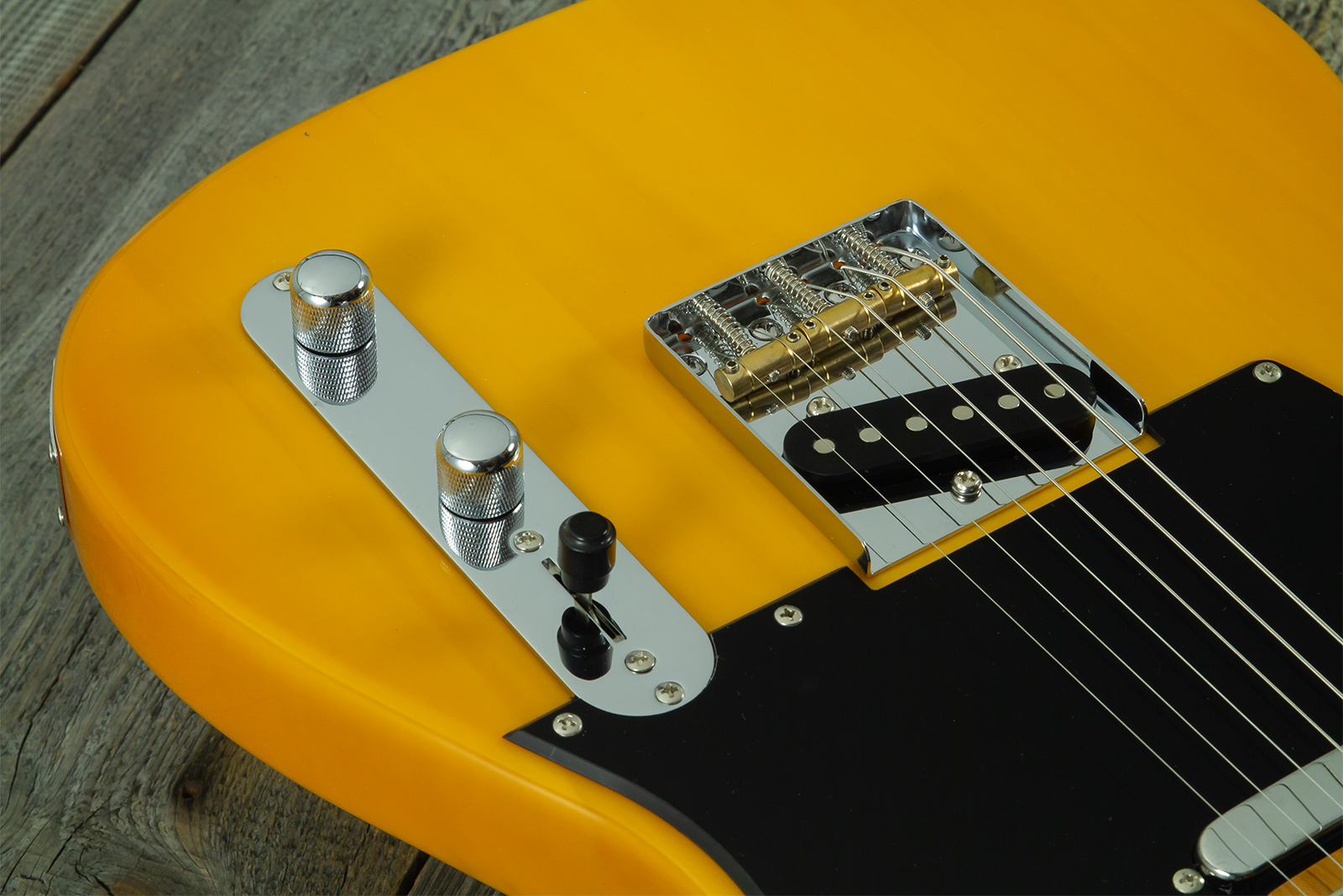 Eastone Tl100r-bts-mn 2s Ht Mn - Butterscotch - E-Gitarre in Teleform - Variation 3