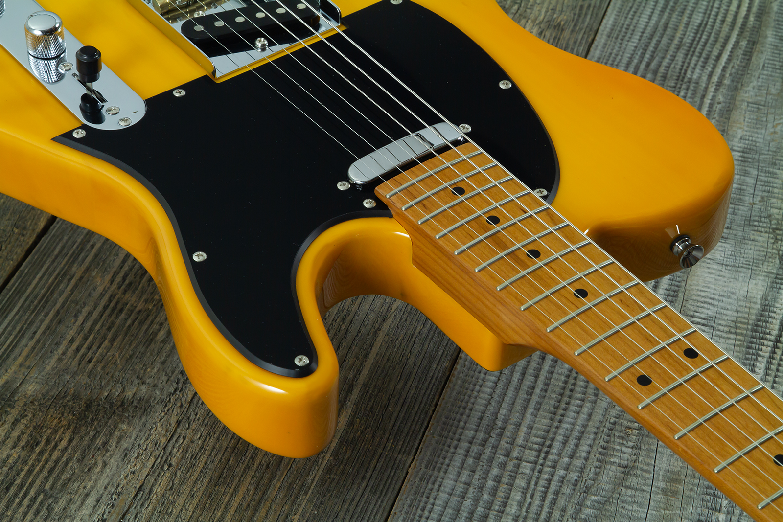 Eastone Tl100r-bts-mn 2s Ht Mn - Butterscotch - E-Gitarre in Teleform - Variation 4