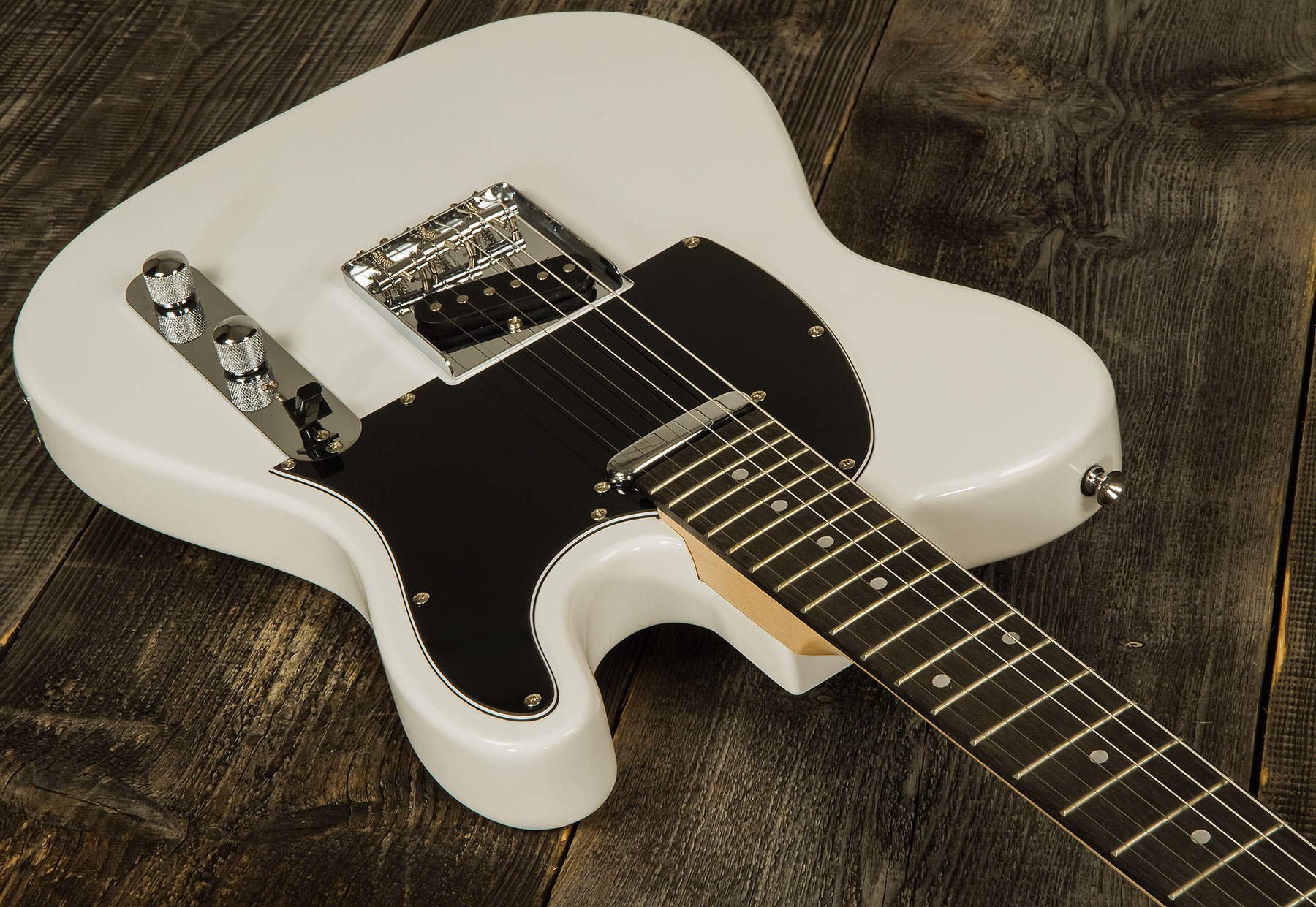 Eastone Tl70 2s Ht Pur - Olympic White - E-Gitarre in Teleform - Variation 1