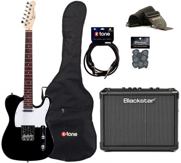 E-gitarre set Eastone TL70 +Blackstar Id Core 10 V3 +Accessories - Black
