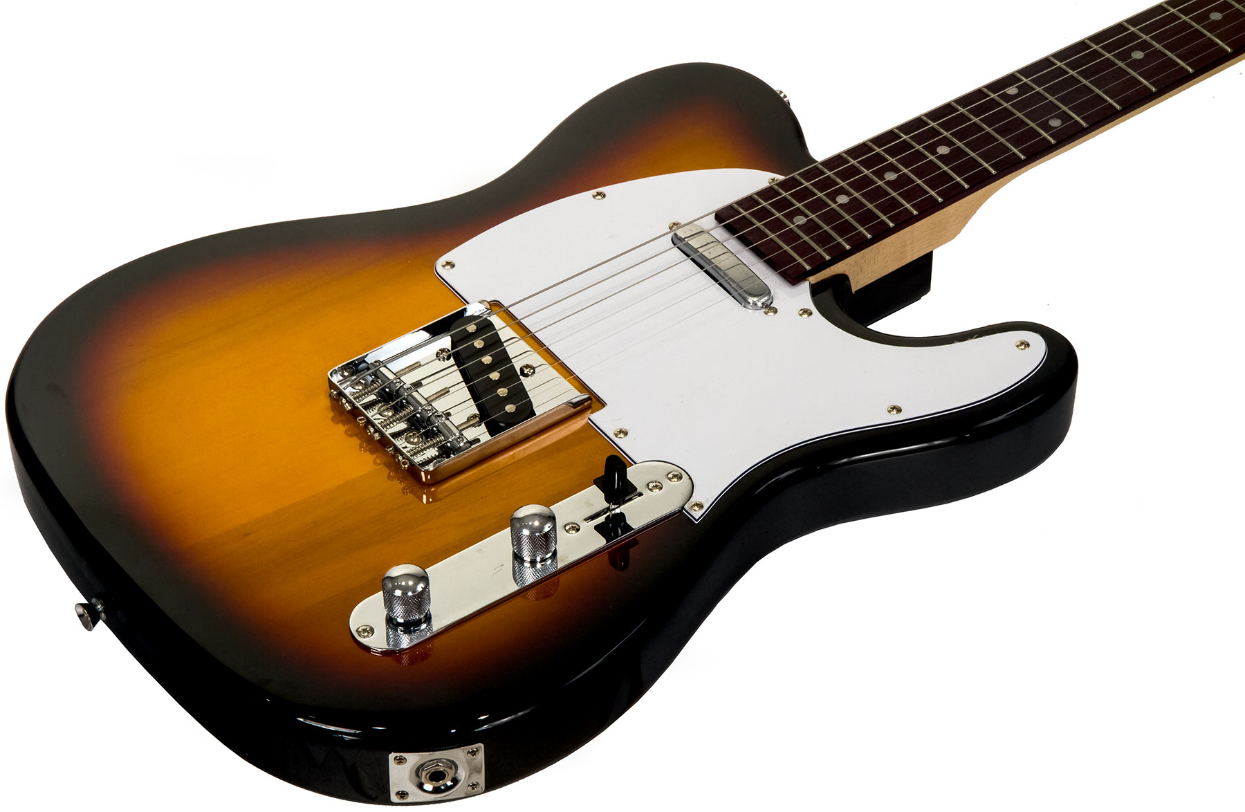 Eastone Tl70 +fender Frontman 20g +cable +clip-on Tuner +mediators +housse +courroie - 3 Tone Sunburst - E-Gitarre Set - Variation 1