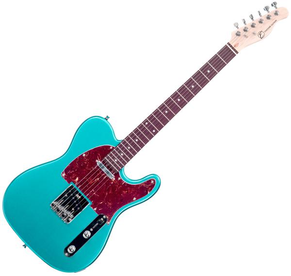 Solidbody e-gitarre Eastone TL70 (PUR) - Metallic light blue