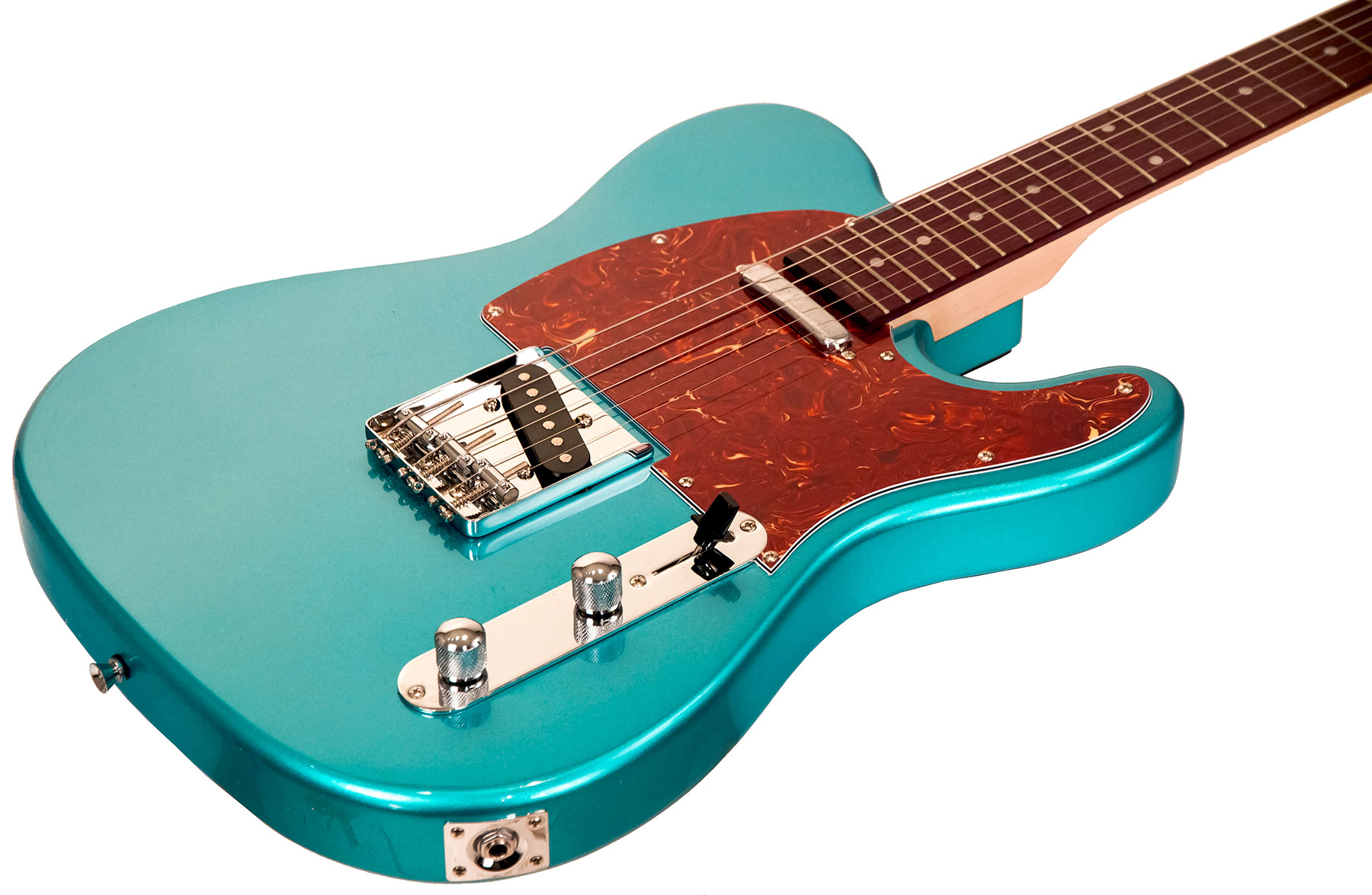 Eastone Tl70 Ss Ht Pur - Metallic Light Blue - E-Gitarre in Teleform - Variation 1