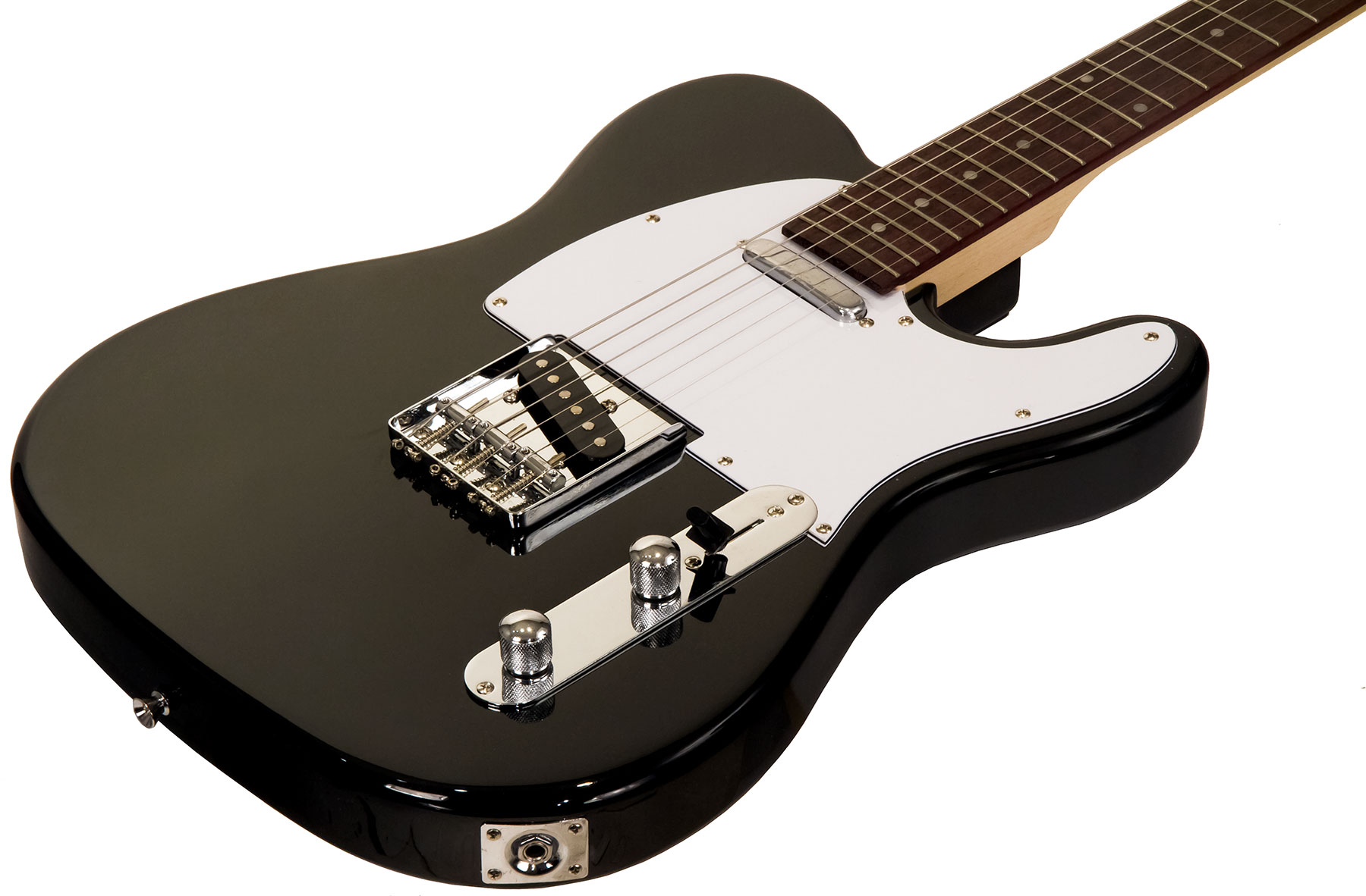 Eastone Tl70 Ss Ht Pur - Black - E-Gitarre in Teleform - Variation 1
