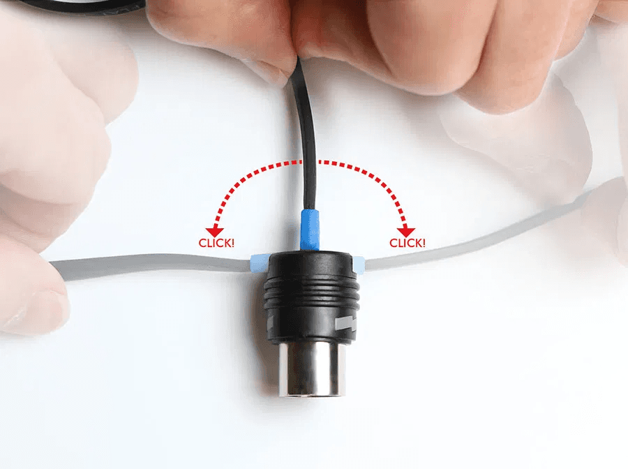 Ebs 2x Din 5 Points - 180cm - Kabel - Variation 1