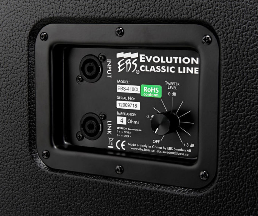 Ebs Classicline 410 Cabinet 4x10 500w 4-ohms - Bass Boxen - Variation 2