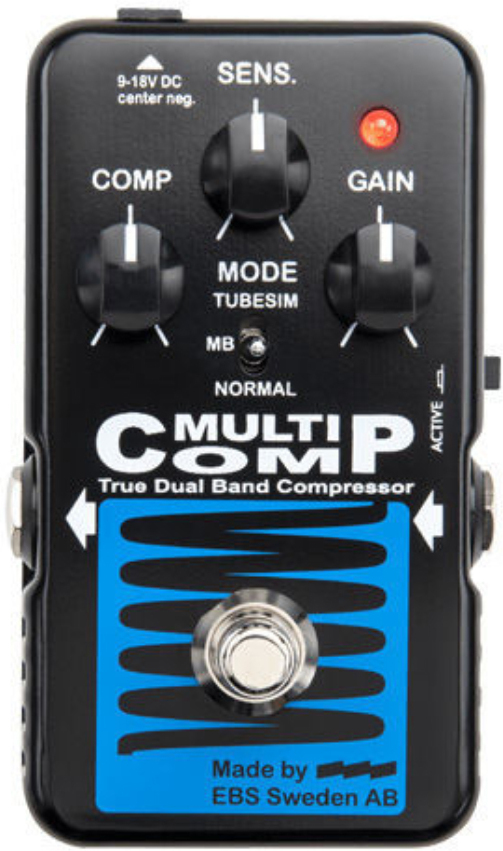 Ebs Multicomp Blue Label - Kompressor/Sustain/Noise gate Effektpedal - Main picture