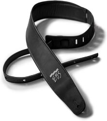 Gitarrengurt Ebs Sangle cuir Smooth Mat Black