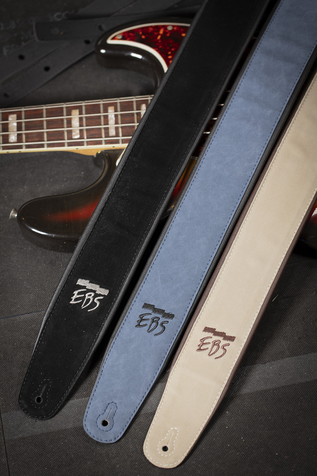 Ebs Sangle Suede Black - Gitarrengurt - Variation 2