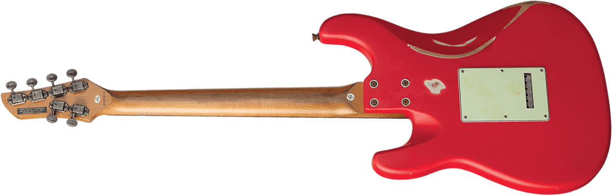 Eko Aire Relic Original Hss Trem Wpc - Fiesta Red - E-Gitarre in Str-Form - Variation 1
