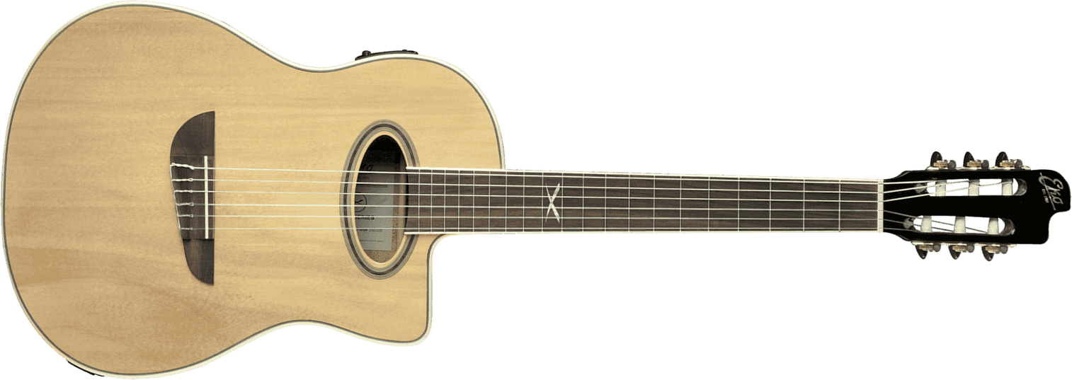 Eko N100cwe Nylon Electro Cutaway - Naturel - Konzertgitarren 4/4 - Main picture